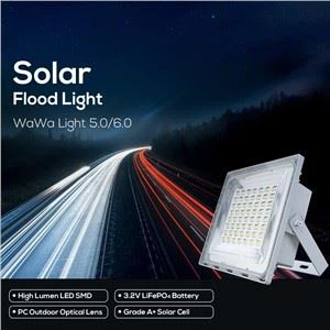 Blue Carbon Solar Flood Light Wawa Light5.0