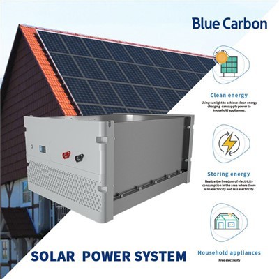 Pack de batteries lithium-ion Blue Carbon 48 V 200 Ah avec BMS pour système solaire
